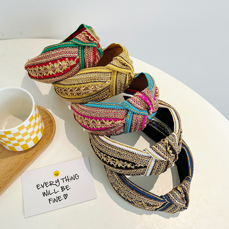Embroidery Knot - Áo Bé Gái Vintage Bohemia Thêu