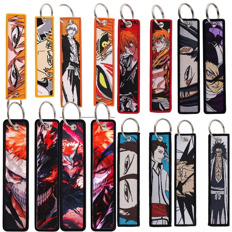 Embroidery Ring - BLEACH Anime Key Tag Embroidery Key