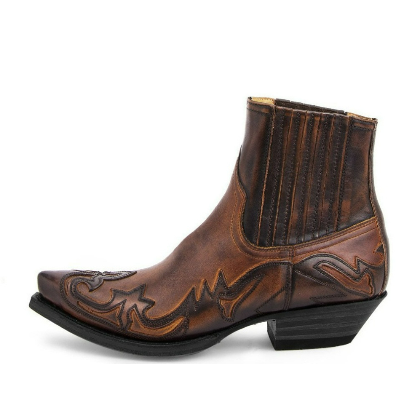 Embroidery Designer - Mens Western Cowboy Boots Handmade Ankle