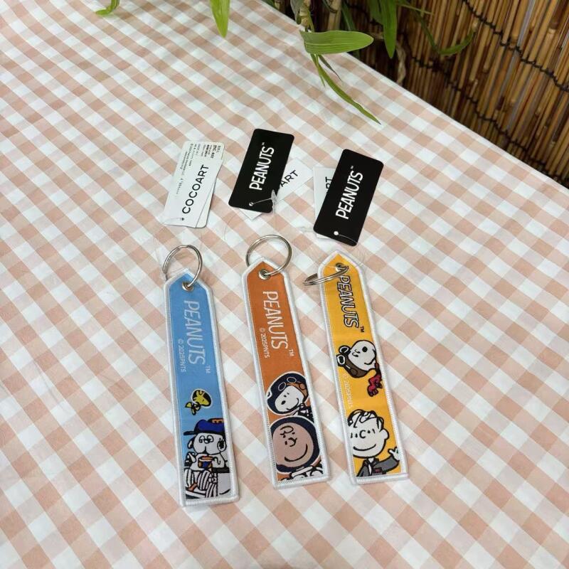 Embroidery Ring - Kawaii Snoopys Cartoon Embroidery Ribbon Key