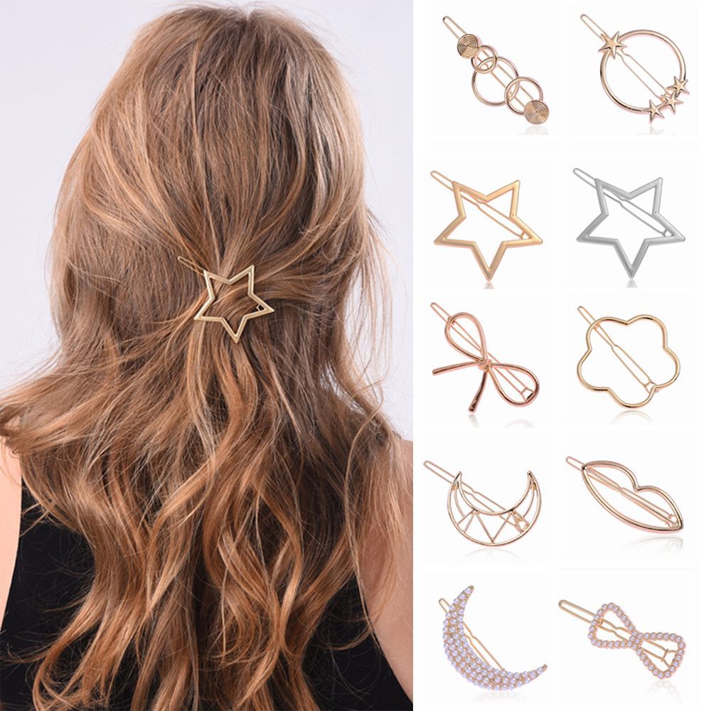 Embroidery Knot - 1PC Geometric Ponytail Hairpins Bobby Pins