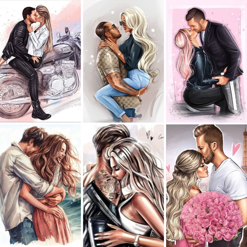 Embroidery Kiss - Diamond Painting Full Square Diamond Embroidery