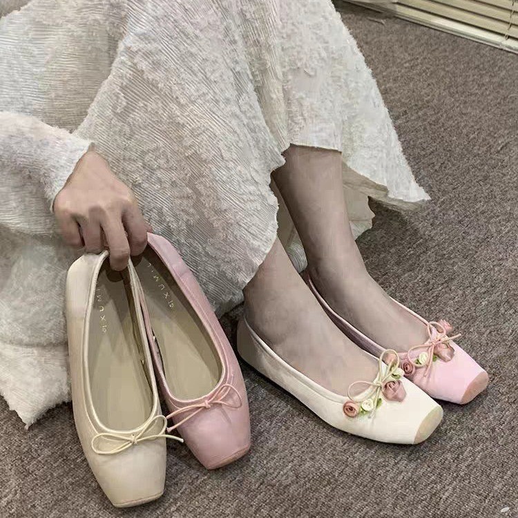 Women Flats Bow Marie Janes Sh - đánh giá và giá Embroidery Designer