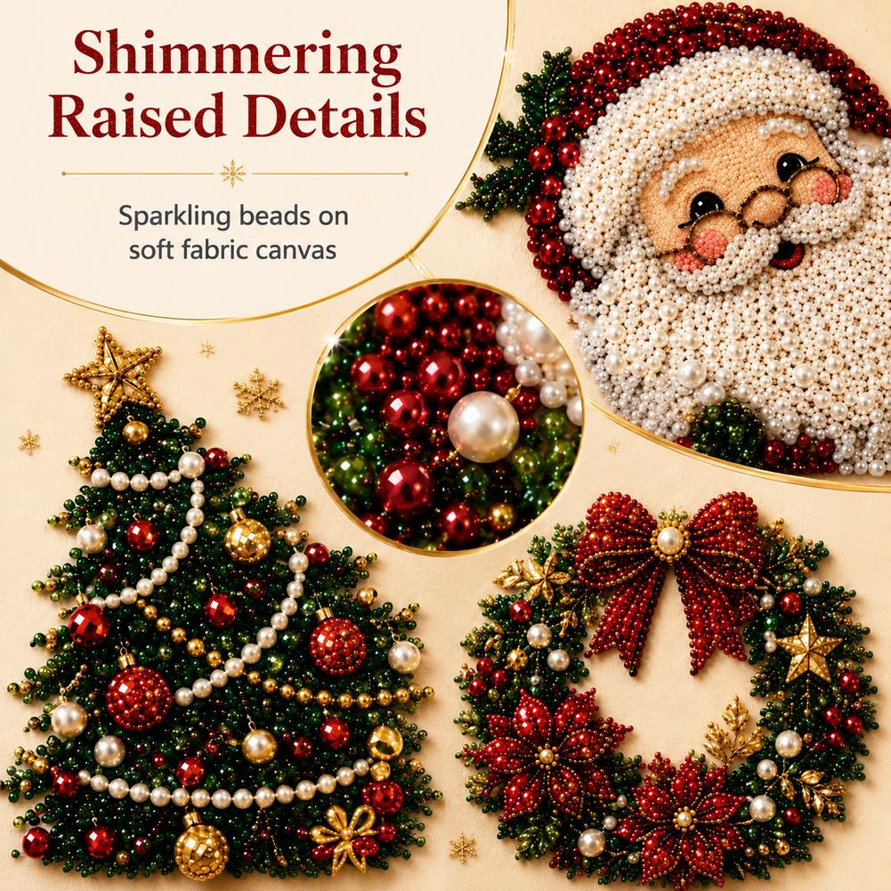 Christmas Santa Claus Pearl Ar - đánh giá và giá Embroidery Frame