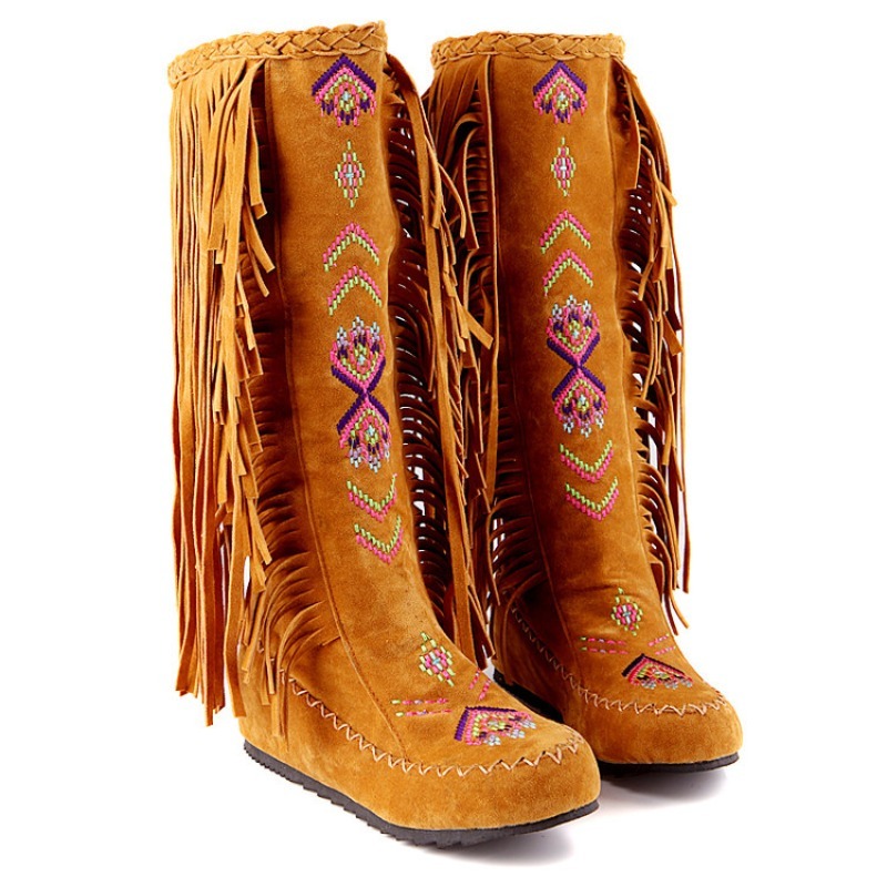 Tassel Boots Handmade Embroide - đánh giá và giá Embroidery Designer
