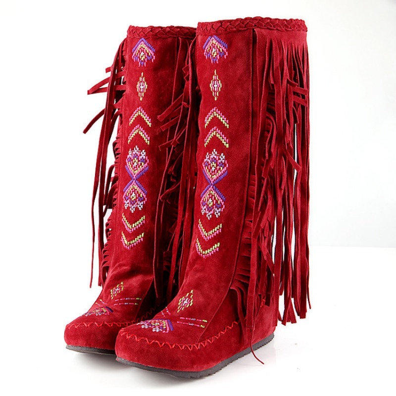 Tassel Boots Handmade Embroide - đánh giá và giá Embroidery Designer