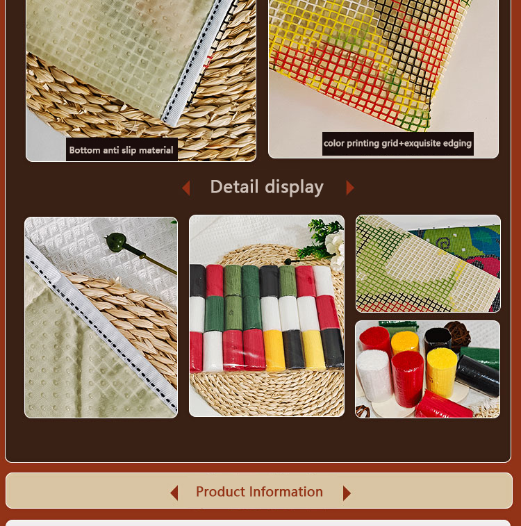 Bee latch hook kit rug canvas  - đánh giá và giá Embroidery Kiss