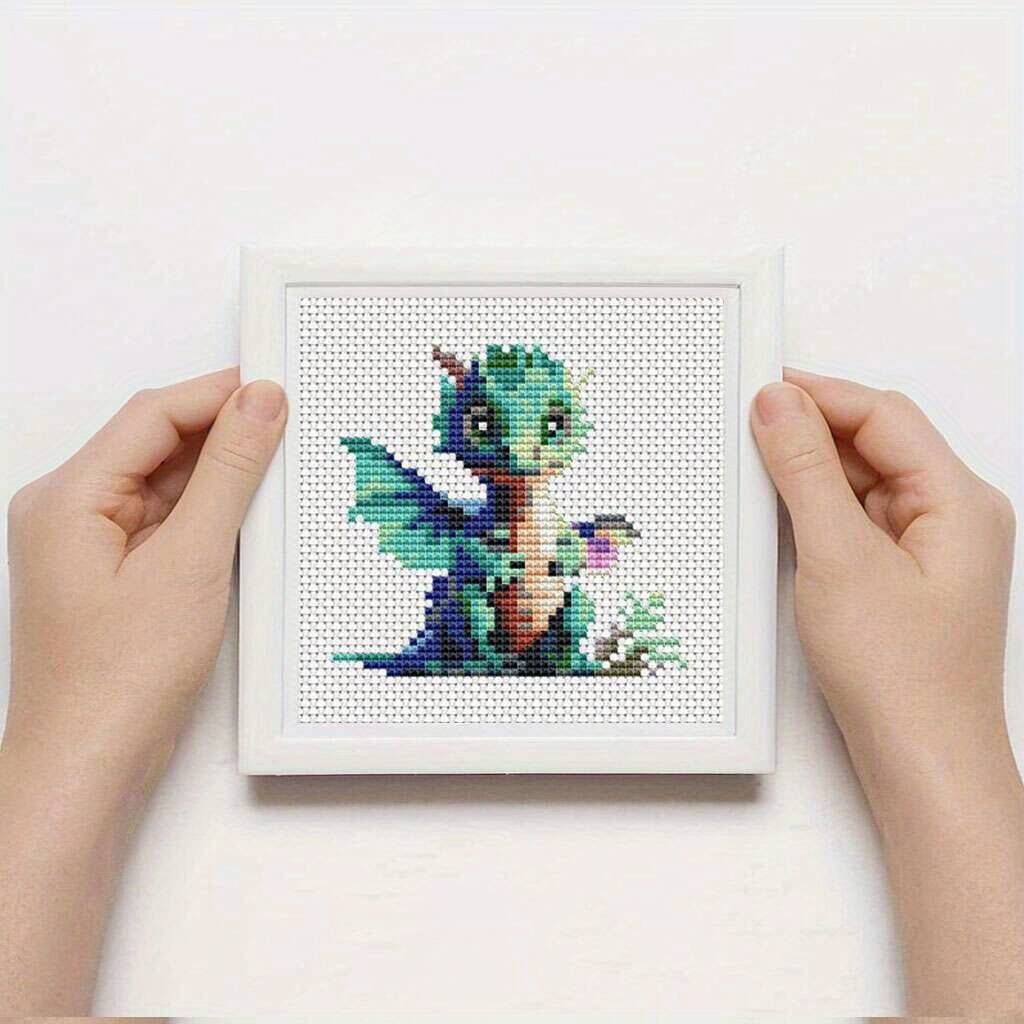 12Pcs Dragon Cross Stitch 11CT - đánh giá và giá Embroidery Tas