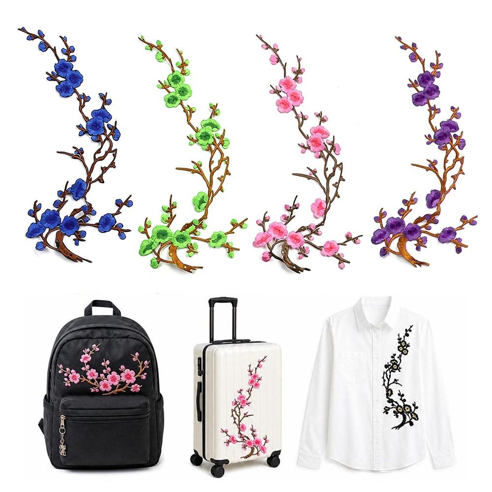 DIY Cherry Blossom Iron On Pat - đánh giá và giá Embroidery Patches