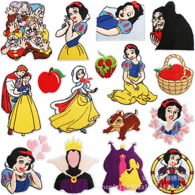 15pcs Snow Princess Embroidery - đánh giá và giá Embroidery Patches