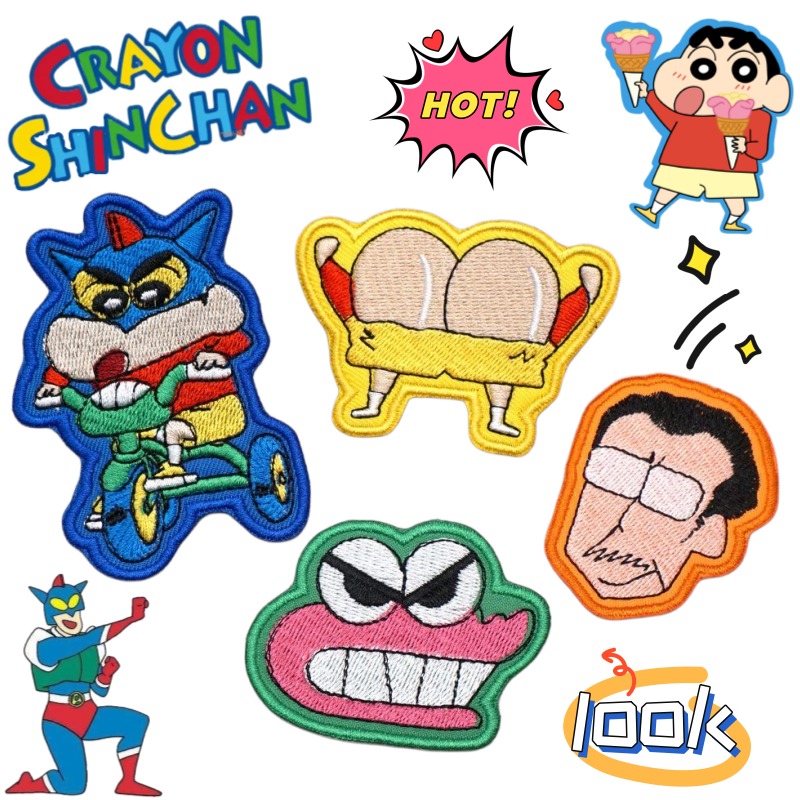 Crayon Shin-chan Nohara Shinno - đánh giá và giá Embroidery Patches