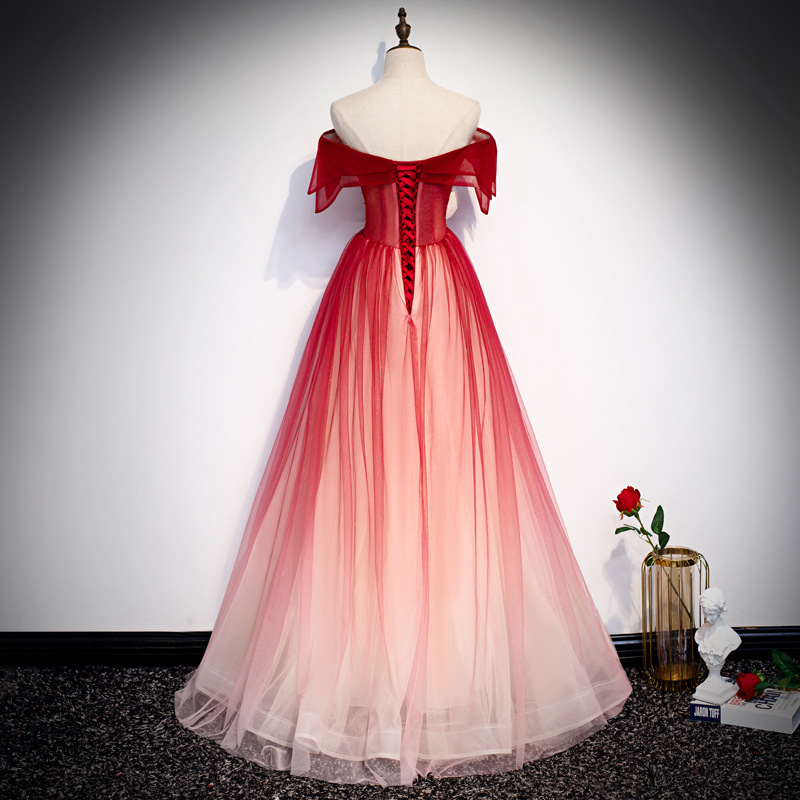 Strap Toast Dress for Bride 20 - đánh giá và giá Embroidery Red