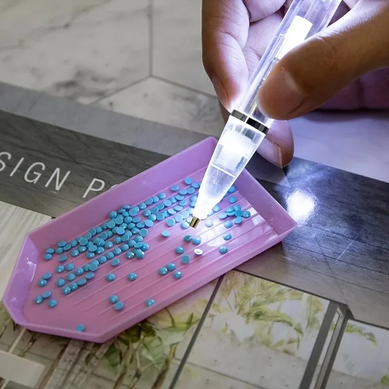 LED Light Diamond Painting Pen - đánh giá và giá Embroidery Artwork