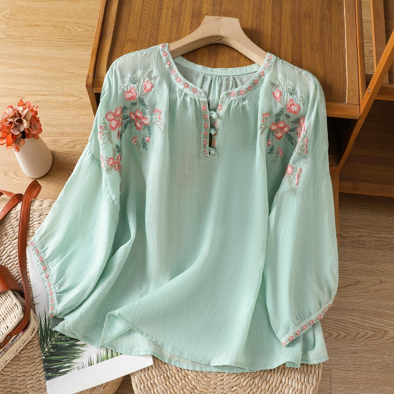 Chinese Style Women's Clothing - đánh giá và giá Embroidery On Shirt