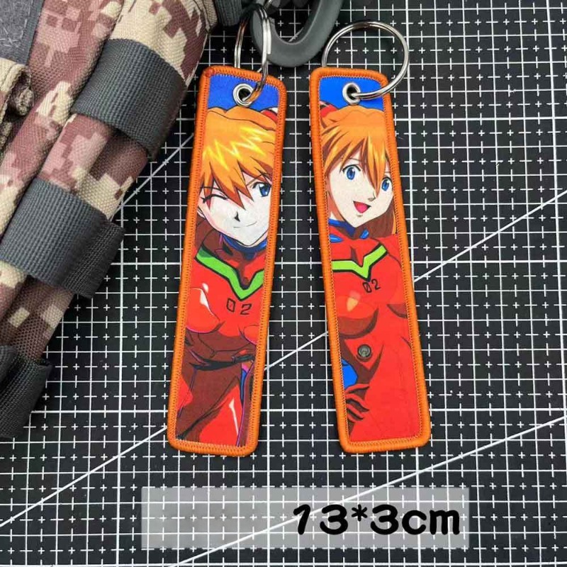 Evangelion Keychain Anime Embr - đánh giá và giá Embroidery Ring