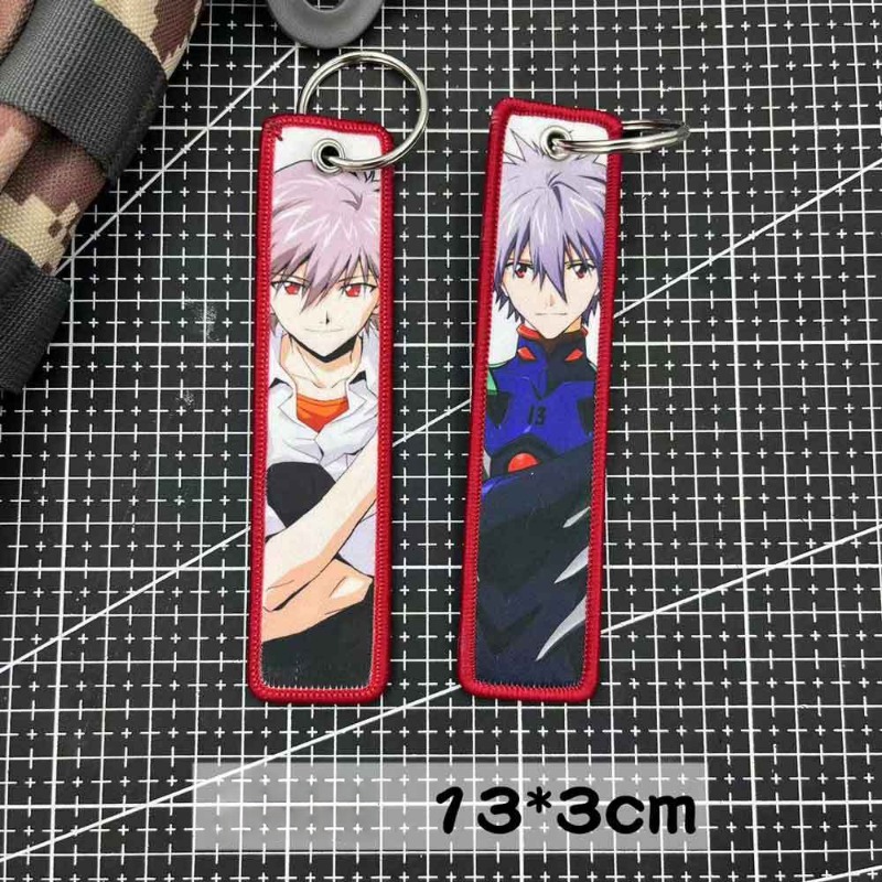 Evangelion Keychain Anime Embr - đánh giá và giá Embroidery Ring