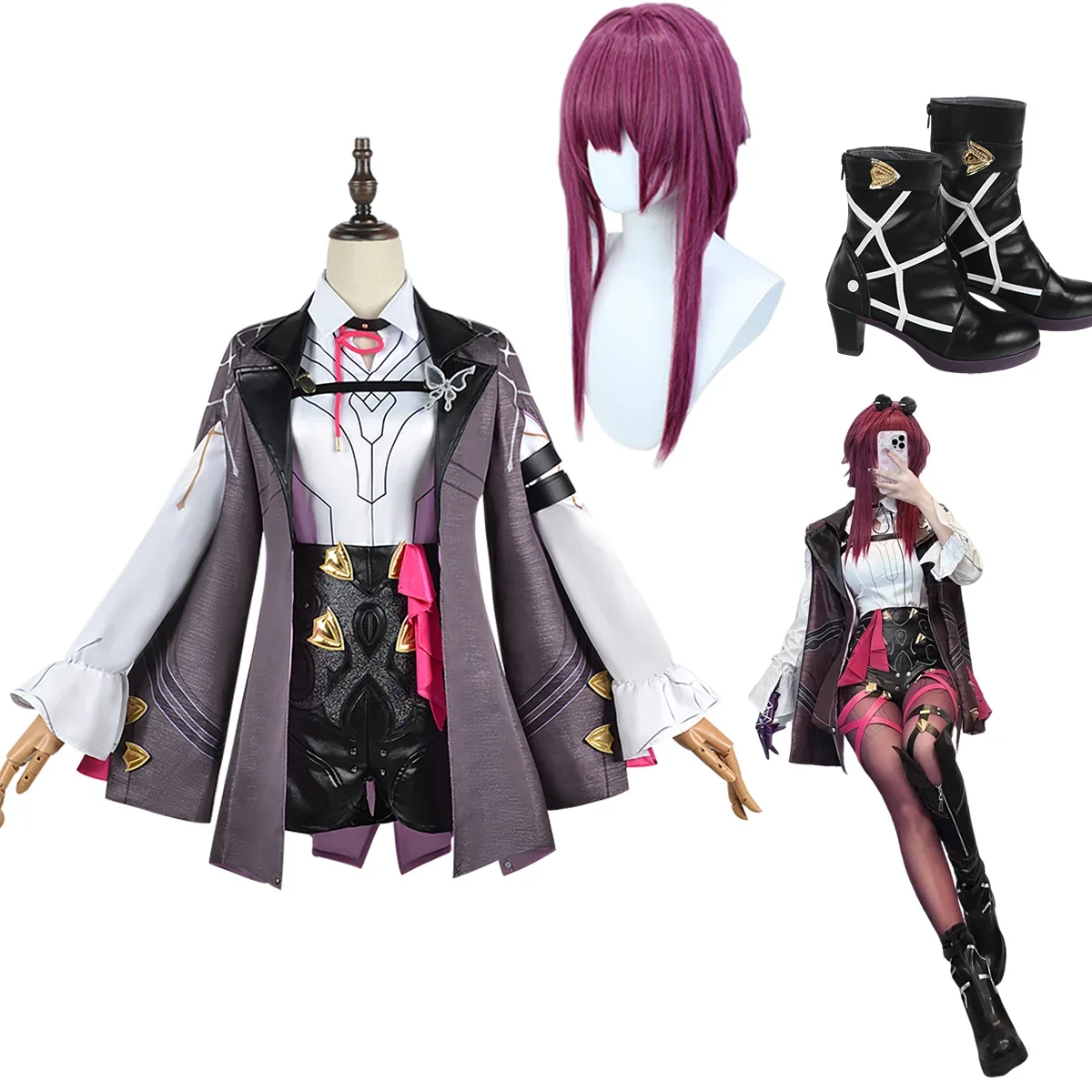 Honkai Star Rail Kafka Cosplay - đánh giá và giá Embroidery Premium