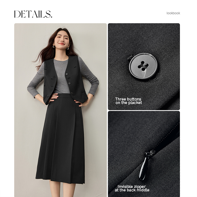 SENTUBILA Office Outfits Waist - đánh giá và giá Embroidery Vest