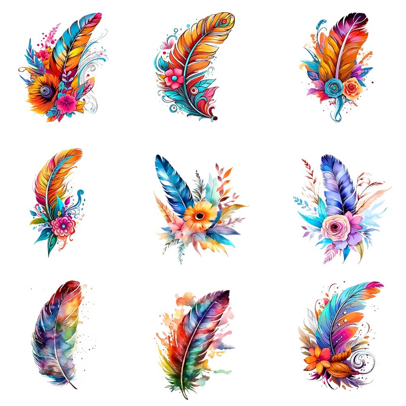 Colorful Feather Bohemian Iron - đánh giá và giá Embroidery Patches