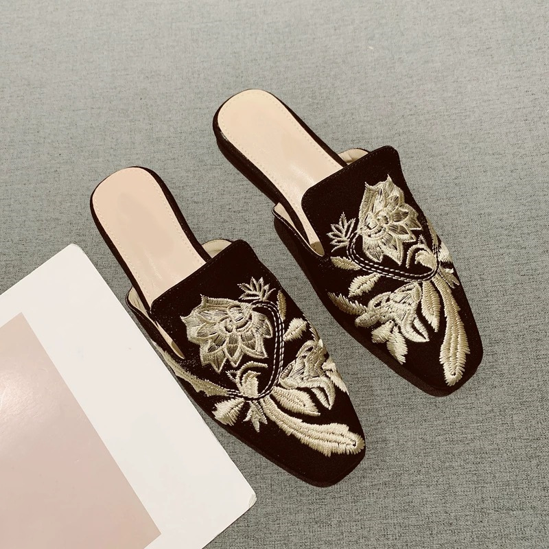 2026 New Womens Shoe Retro Emb - đánh giá và giá Embroidery Designer