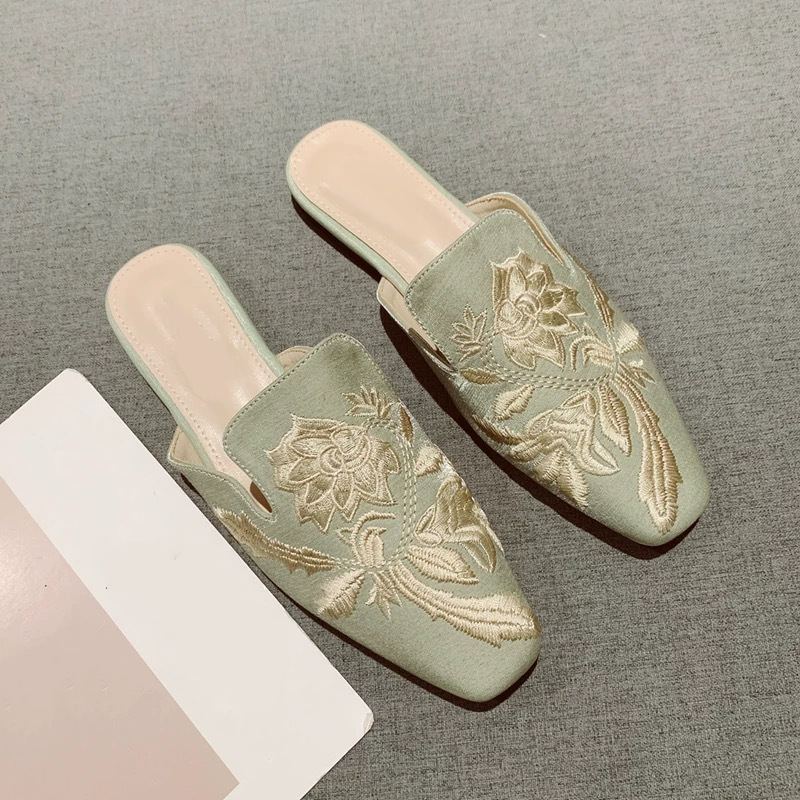 2026 New Womens Shoe Retro Emb - đánh giá và giá Embroidery Designer