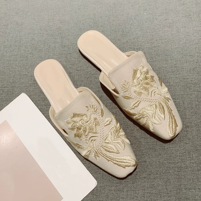 2026 New Womens Shoe Retro Emb - đánh giá và giá Embroidery Designer