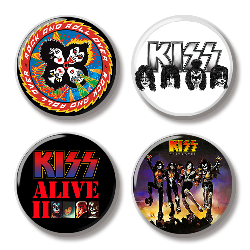 44MM Rock Band Kiss Album CD P - đánh giá và giá Embroidery Kiss