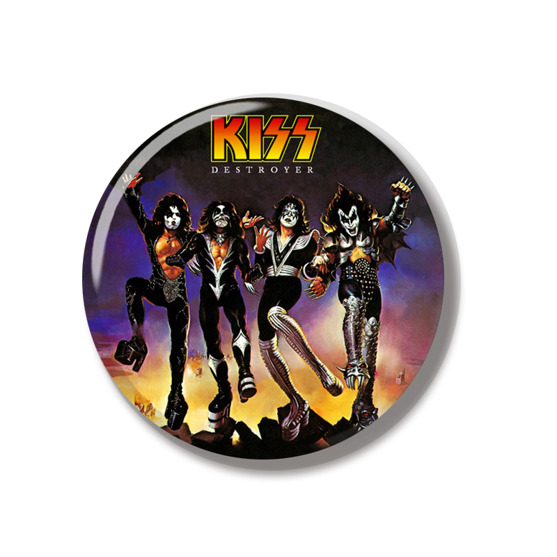 44MM Rock Band Kiss Album CD P - đánh giá và giá Embroidery Kiss