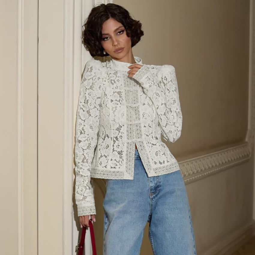 Linad Elegant Embroidery Puff  - đánh giá và giá Embroidery On Shirt