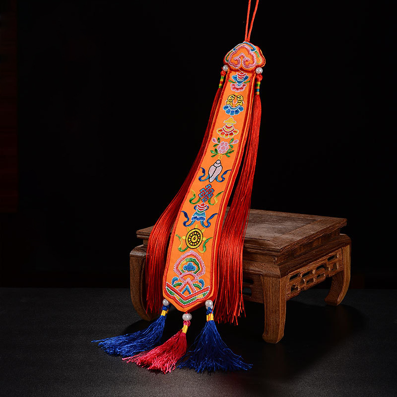Tibetan Ribbon Flags Nepal Han - đánh giá và giá Embroidery Red
