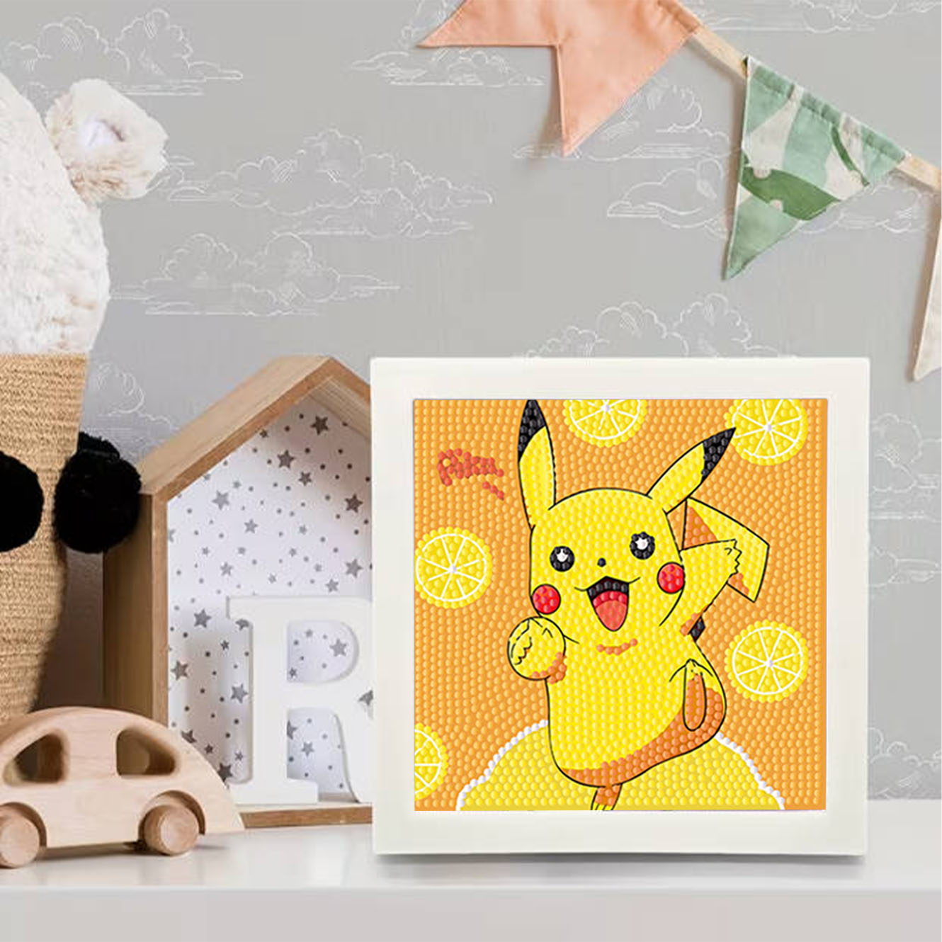 Keeppley&Pokemon Crystal Diamo - đánh giá và giá Embroidery Frame