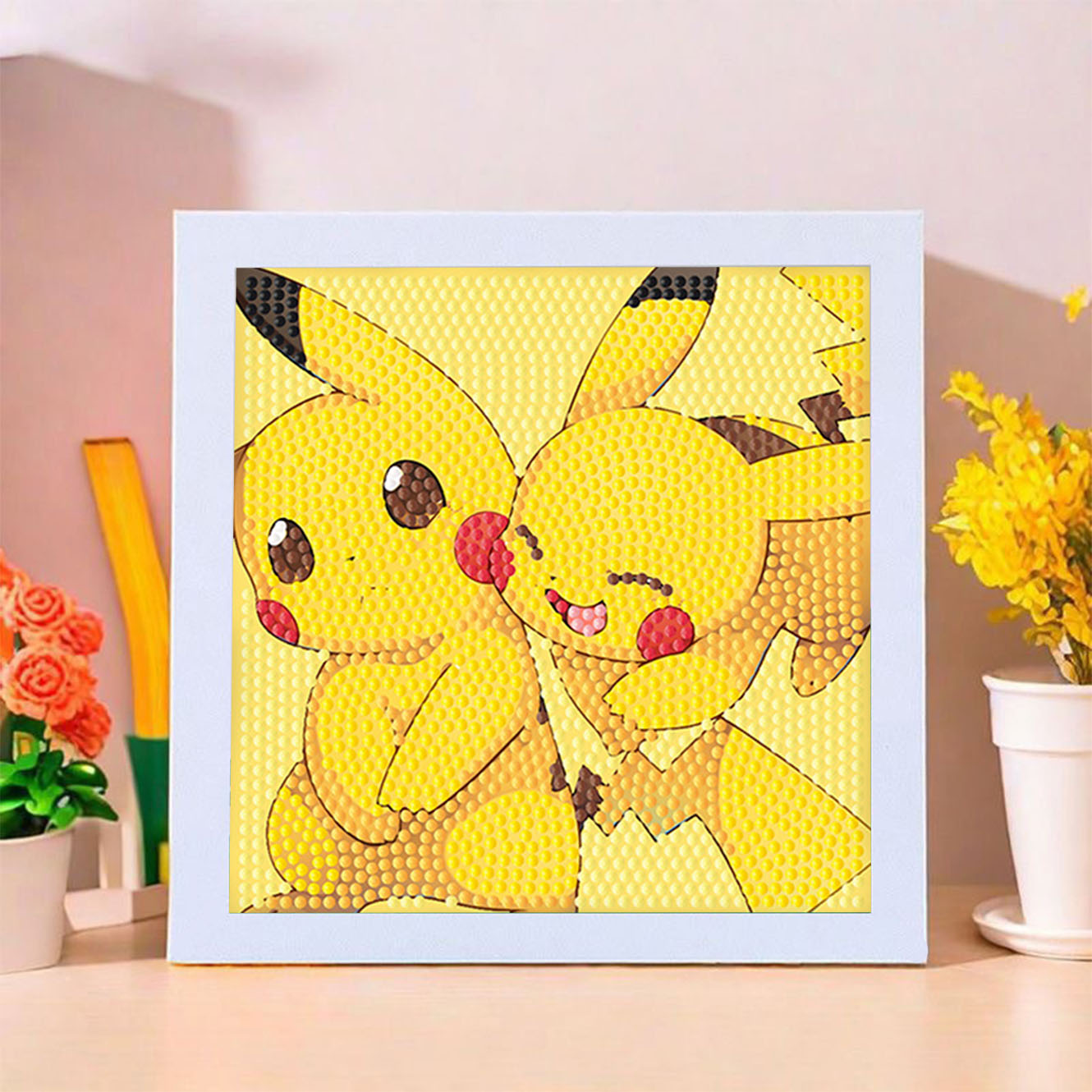 Keeppley&Pokemon Crystal Diamo - đánh giá và giá Embroidery Frame