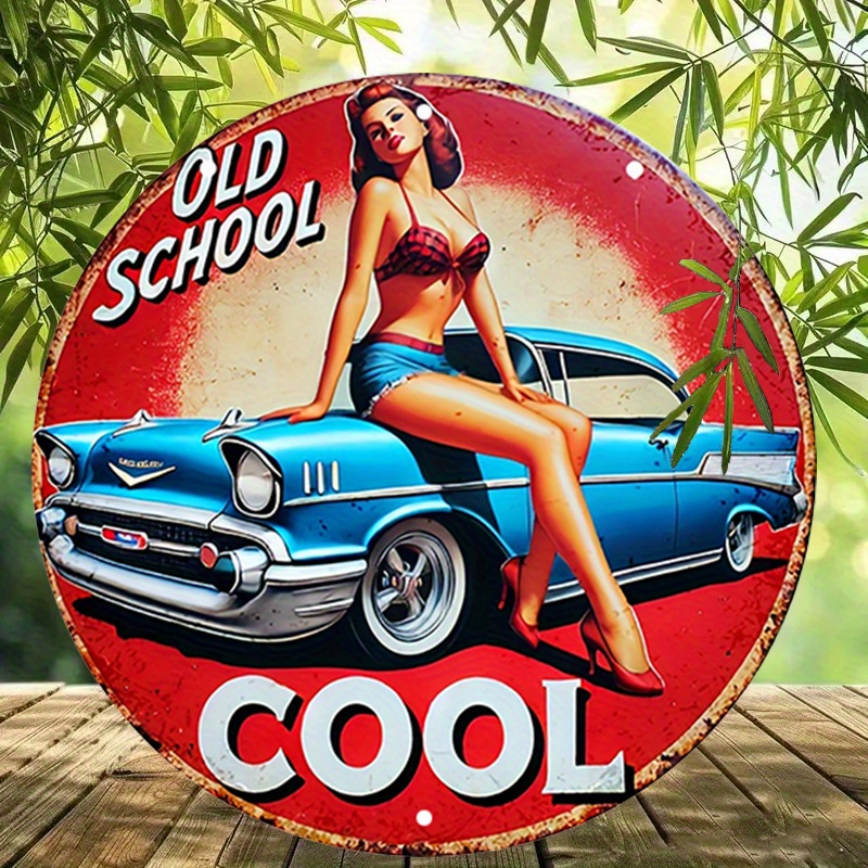 1pc Vintage Pin-Up Car & Cool  - đánh giá và giá Embroidery Red