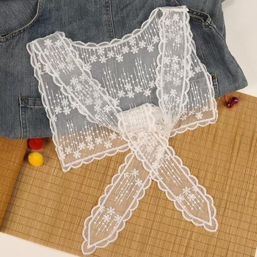 French Lace Shawl Scarf for Wo - đánh giá và giá Embroidery On Shirt