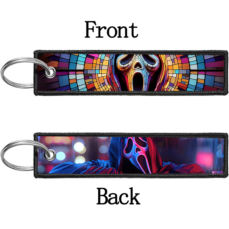 GHOST FACE Key Chain for Men W - đánh giá và giá Embroidery Ring