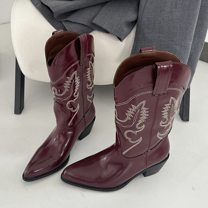 Liyke Designer Wine Red Leathe - đánh giá và giá Embroidery Red
