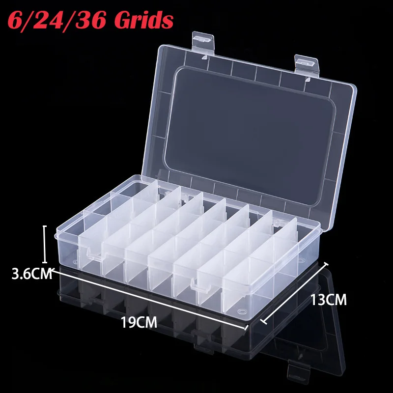 6/24/36 Grids Plastic Storage  - đánh giá và giá Embroidery Tas