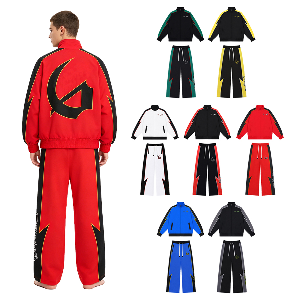 Y2k Streetwear Men's Sets Two  - đánh giá và giá Embroidery Set