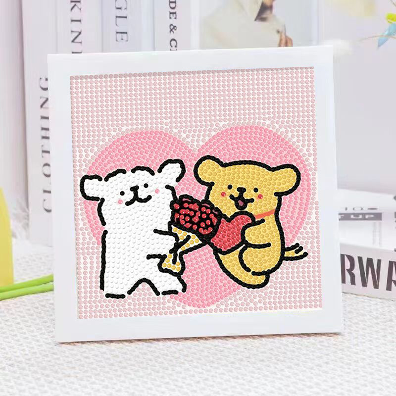 Cartoon Line Puppy Crystal Dia - đánh giá và giá Embroidery Frame