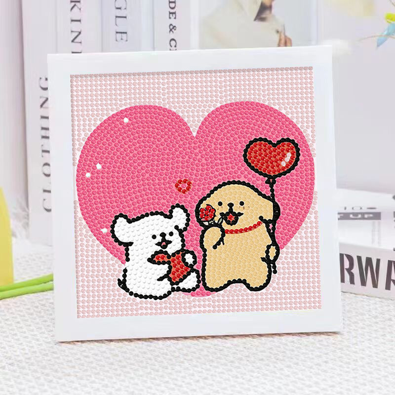 Cartoon Line Puppy Crystal Dia - đánh giá và giá Embroidery Frame