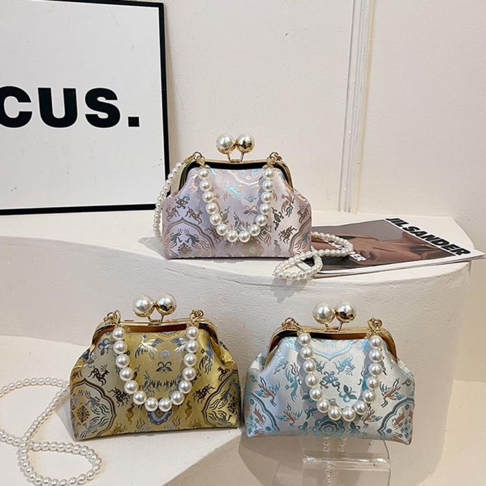 Pearl Chinese Style Handbag Ki - đánh giá và giá Embroidery Kiss