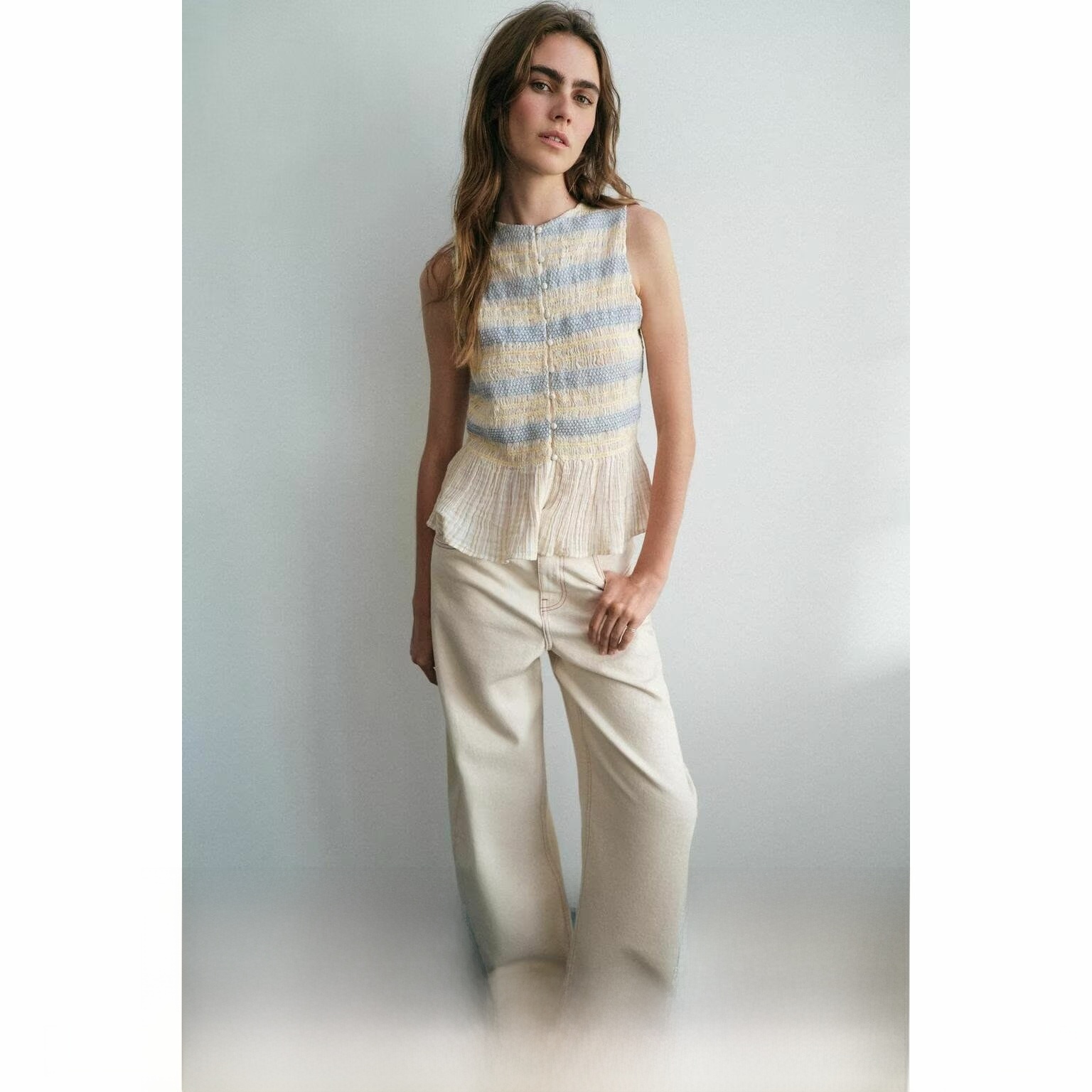 Slim Fit round Neck Sleeveless - đánh giá và giá Embroidery Premium
