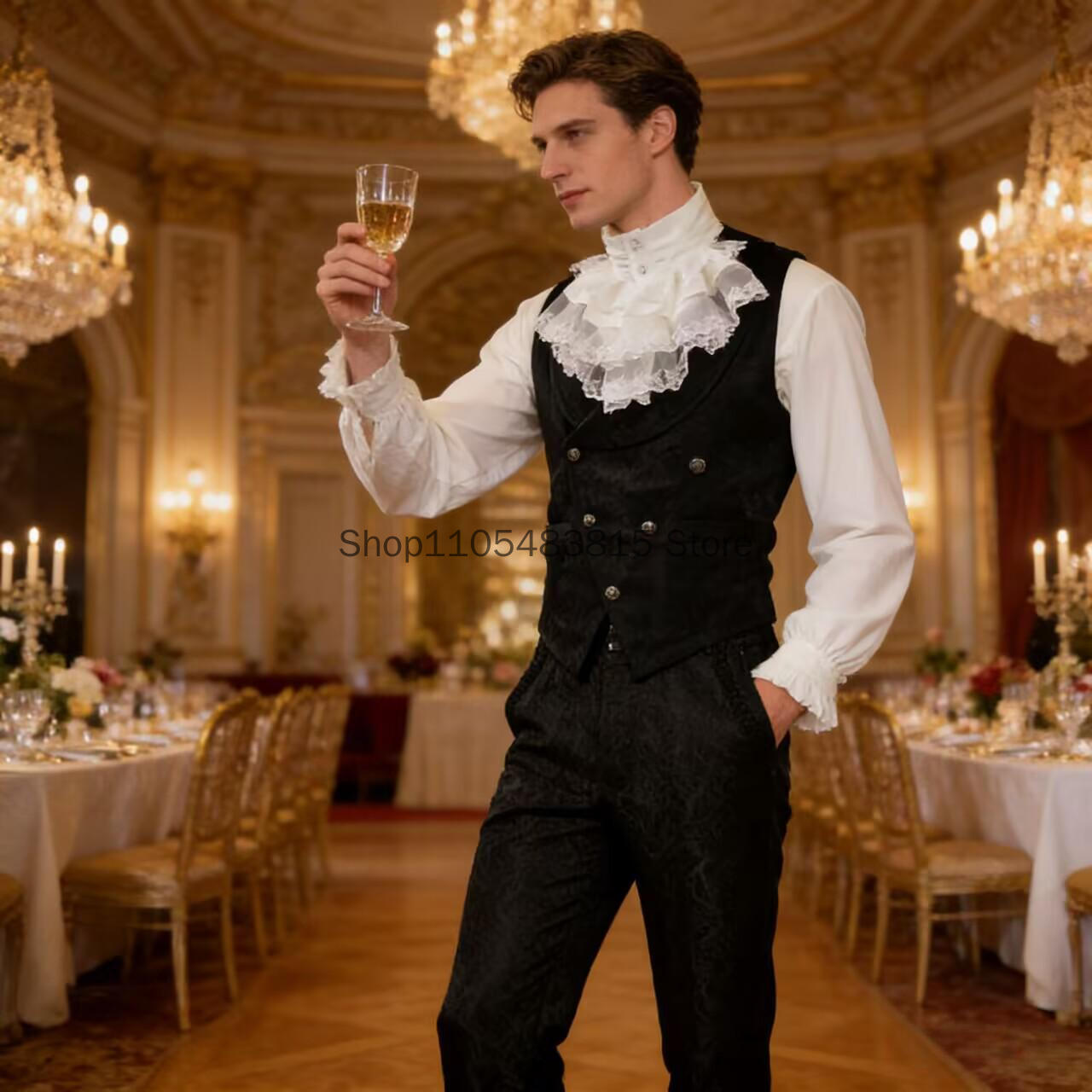 Medieval Men's Noble Vest Embr - đánh giá và giá Embroidery Vest