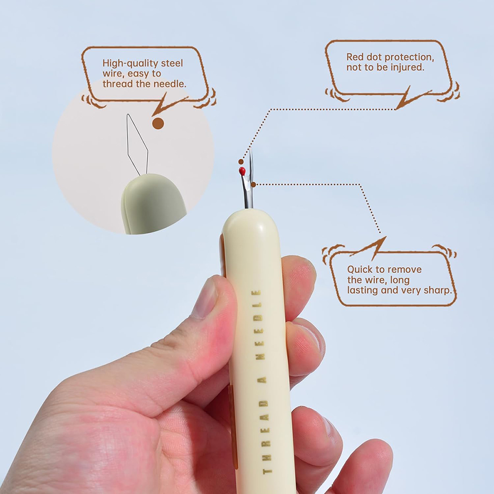2 in 1 Needle Threader Seam Ri - đánh giá và giá Embroidery Removal