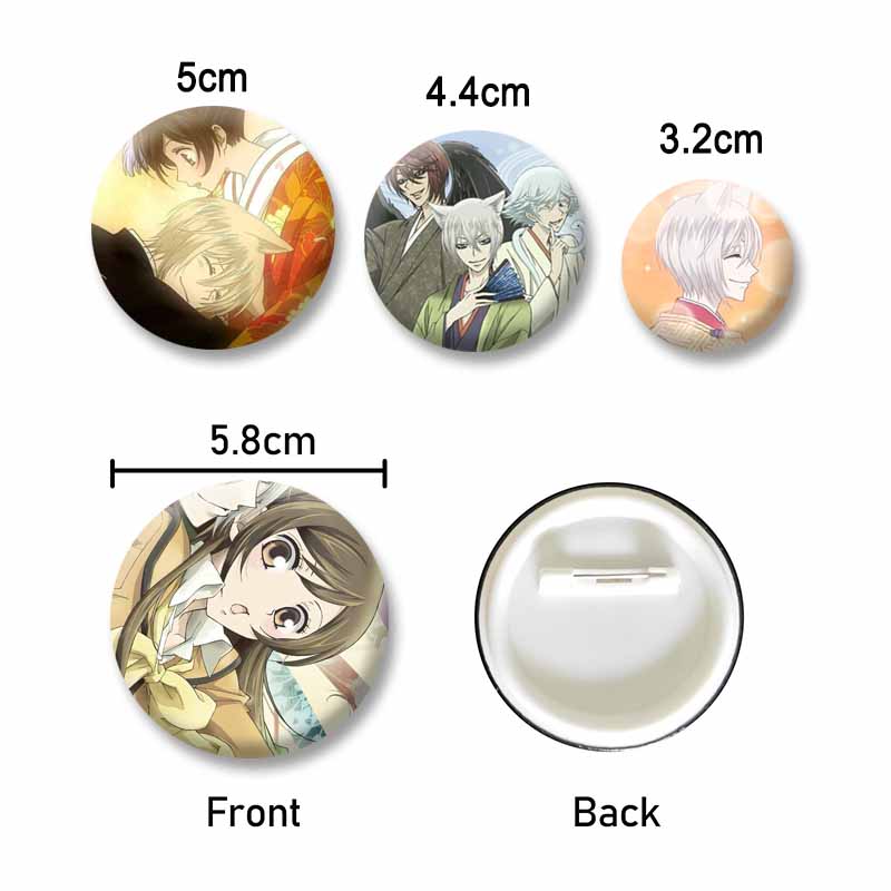 Anime Kamisama Kiss Button Pin - đánh giá và giá Embroidery Kiss