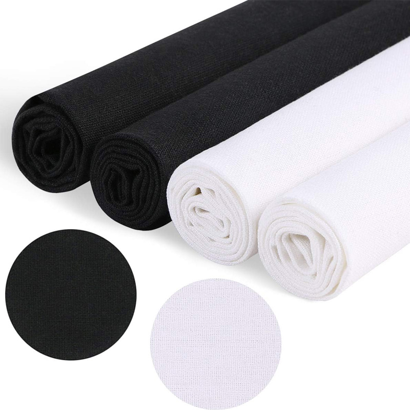 4 Pieces of Linen Fabric, Soli - đánh giá và giá Embroidery Artwork