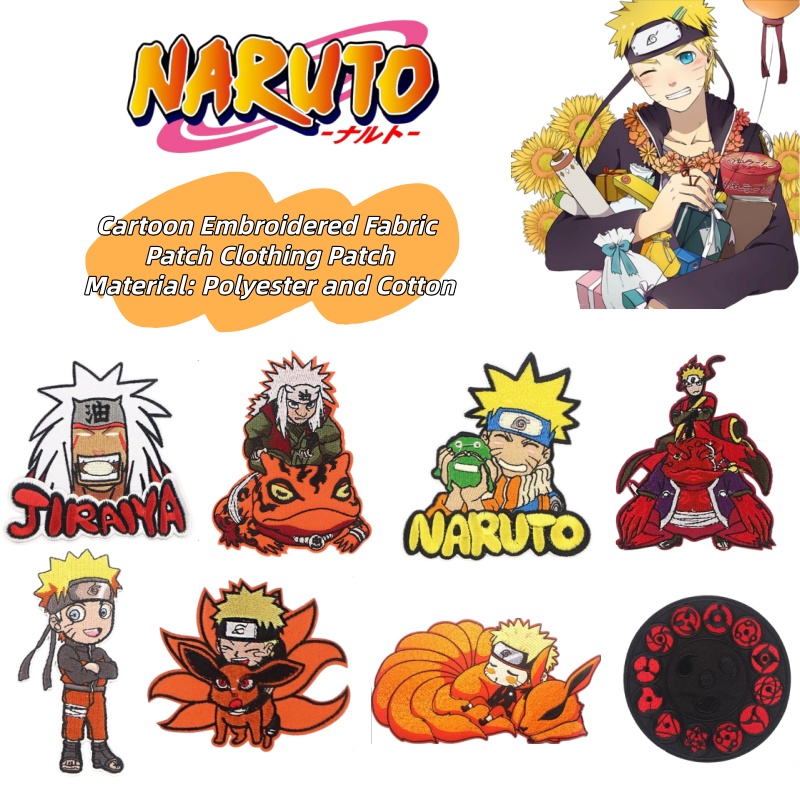 Naruto Japanese-style cartoon  - đánh giá và giá Embroidery Patches