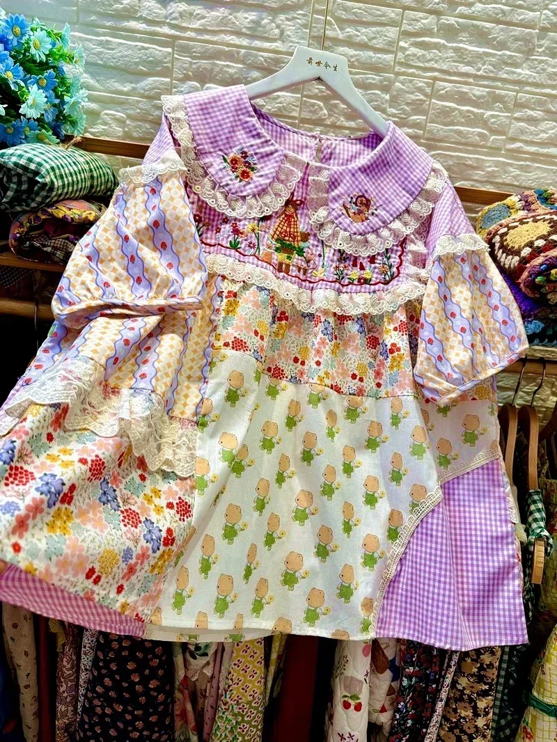 Vintage Sweet Cotton Patchwork - đánh giá và giá Embroidery On Shirt