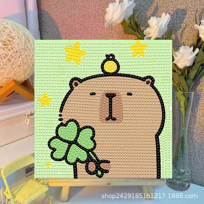 Cartoon Capibala Crystal Diamo - đánh giá và giá Embroidery Frame