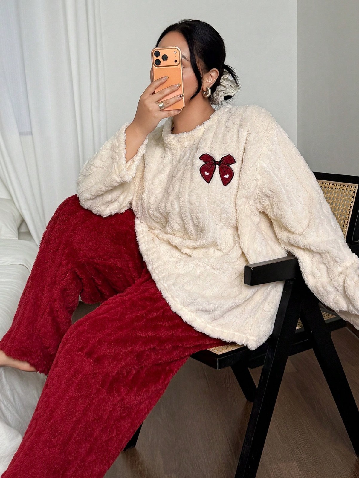 Plus Size 1XL-5XL Women Autumn - đánh giá và giá Embroidery Red